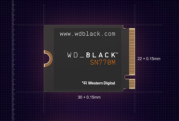 WD BLACK SN770M SSD